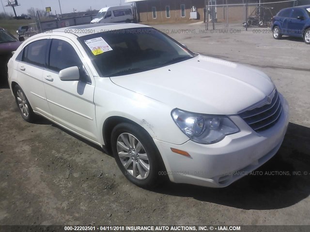 1C3CC5FD2AN155833 - 2010 CHRYSLER SEBRING LIMITED WHITE photo 1