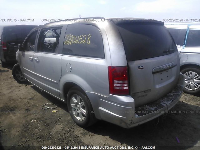 2A8HR54P18R652505 - 2008 CHRYSLER TOWN & COUNTRY TOURING SILVER photo 3