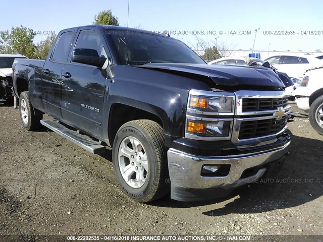 1GCVKREC2FZ339449 - 2015 CHEVROLET SILVERADO K1500 LT BLACK photo 1