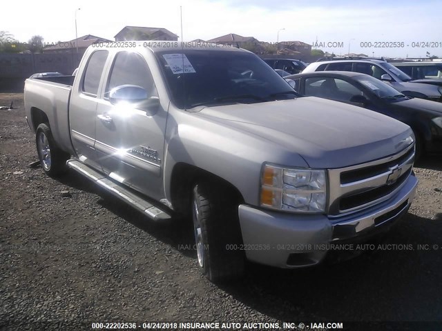 1GCEC29009Z181329 - 2009 CHEVROLET SILVERADO C1500 LT TAN photo 1