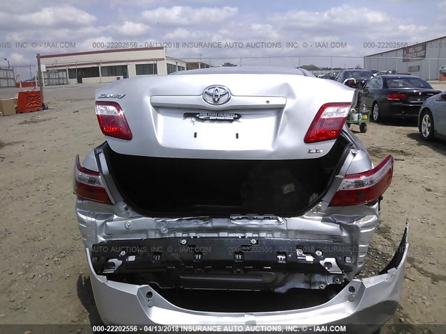 4T1BE46K29U392023 - 2009 TOYOTA CAMRY SE/LE/XLE SILVER photo 6