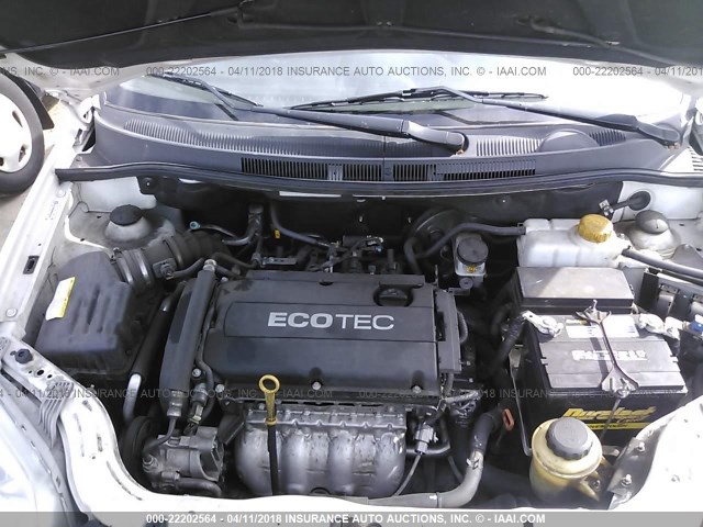 KL1TD5DE0BB245139 - 2011 CHEVROLET AVEO LS/LT 白色 照片 10