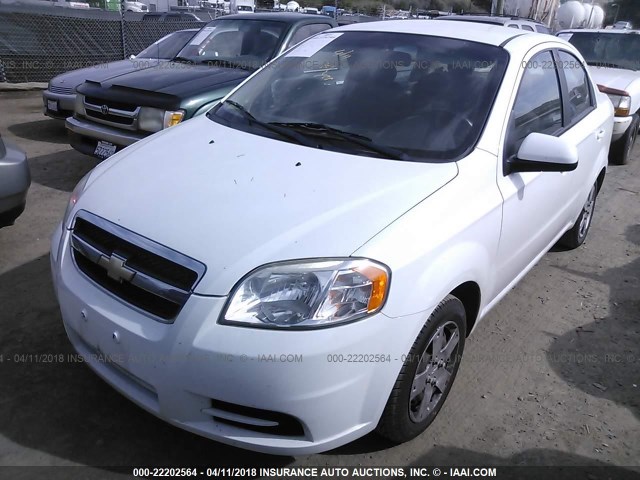 KL1TD5DE0BB245139 - 2011 CHEVROLET AVEO LS/LT 白色 照片 2