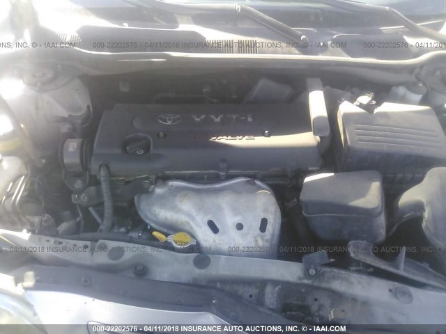 4T1BE46K57U585361 - 2007 TOYOTA CAMRY NEW GENERAT CE/LE/XLE/SE SILVER photo 10