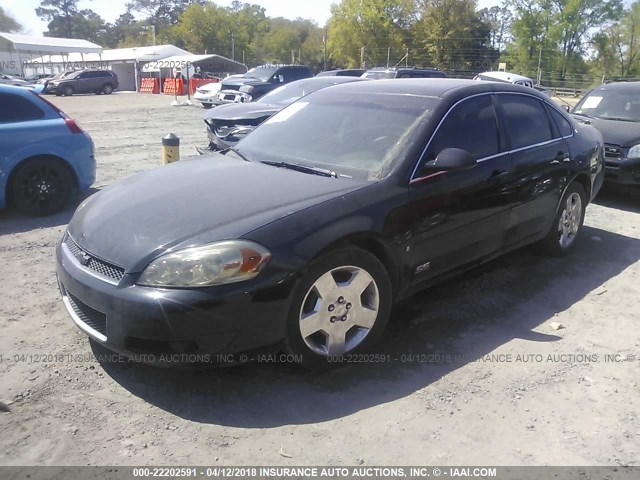 2G1WD58C569161980 - 2006 CHEVROLET IMPALA SUPER SPORT BLACK photo 2