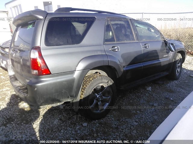 JTEZU17R58K013778 - 2008 TOYOTA 4RUNNER LIMITED GRAY photo 4