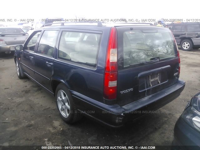 YV1LW55A4X2557819 - 1999 VOLVO V70 Dark Blue photo 3