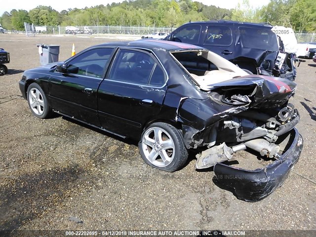 19UUA56803A041964 - 2003 ACURA 3.2TL TYPE-S BLACK photo 3