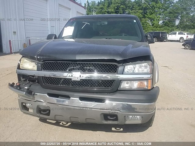 1GCEK19T44Z283944 - 2004 CHEVROLET SILVERADO K1500 GRAY photo 6