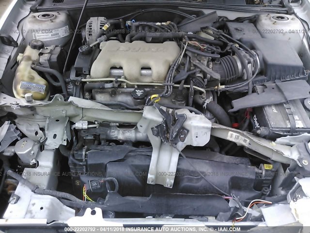 1G3NF12E43C181898 - 2003 OLDSMOBILE ALERO GLS 银色 照片 10