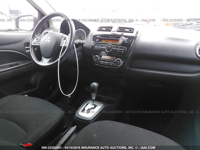 ML32A4HJ0FH007683 - 2015 MITSUBISHI MIRAGE ES GRAY photo 5