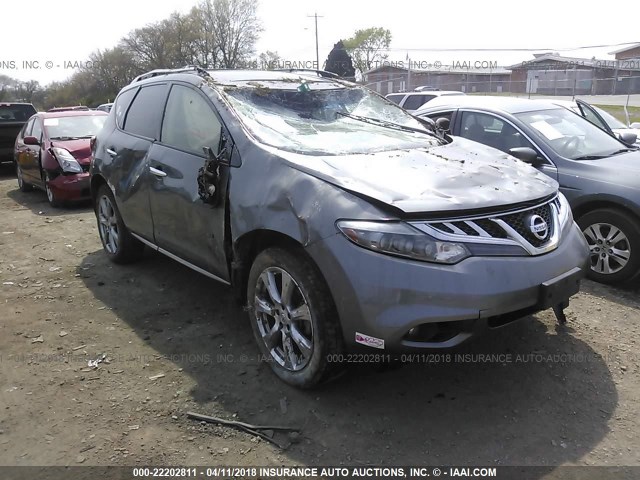 JN8AZ1MW4EW518913 - 2014 NISSAN Murano S/SL/SV/LE GRAY photo 1