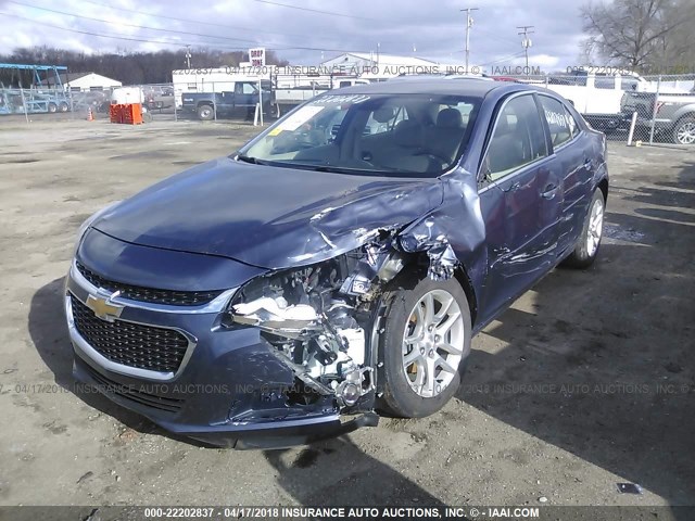 1G11C5SL3EF105905 - 2014 CHEVROLET MALIBU 1LT 蓝色 照片 2