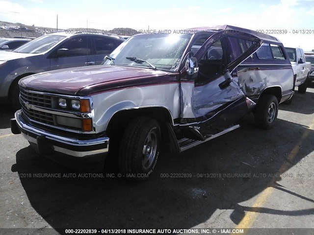 1GCDC14K8JE125133 - 1988 CHEVROLET GMT-400 C1500 RED photo 2