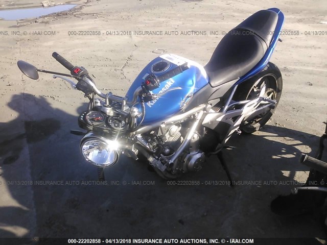JKAEXEA107A026909 - 2007 KAWASAKI EX650 A Mavi foto 2