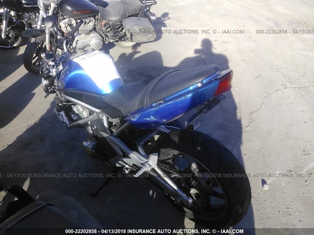 JKAEXEA107A026909 - 2007 KAWASAKI EX650 A Mavi foto 3