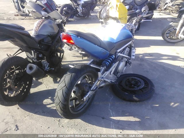 JKAEXEA107A026909 - 2007 KAWASAKI EX650 A Mavi foto 4