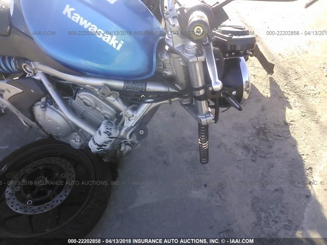 JKAEXEA107A026909 - 2007 KAWASAKI EX650 A BLUE photo 5