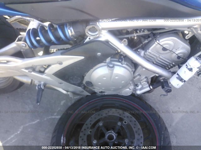 JKAEXEA107A026909 - 2007 KAWASAKI EX650 A Mavi foto 8