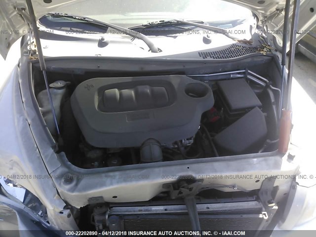 3GNDA13D77S614900 - 2007 CHEVROLET HHR LS SILVER photo 10