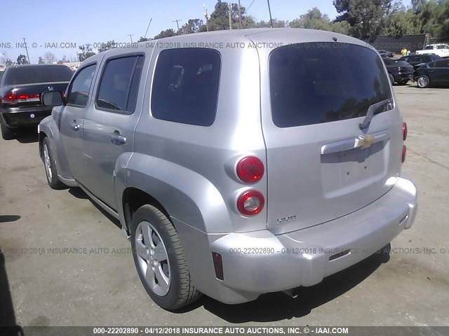 3GNDA13D77S614900 - 2007 CHEVROLET HHR LS SILVER photo 3
