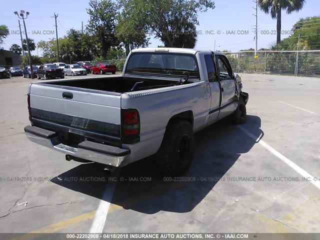 1B7HC13Y61J266913 - 2001 DODGE RAM 1500 SILVER photo 4