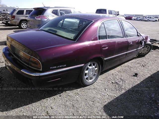 1G4CW54K134185480 - 2003 BUICK PARK AVENUE  MAROON photo 4