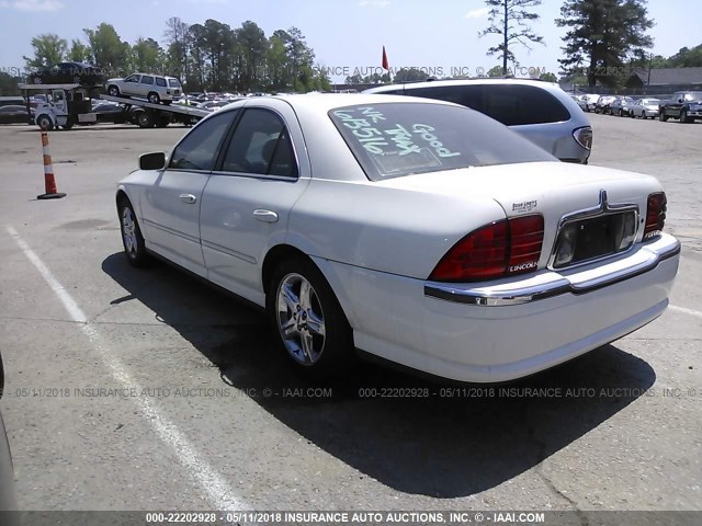 1LNHM87A22Y613516 - 2002 LINCOLN LS WHITE photo 3