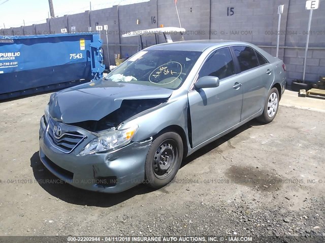 4T4BF3EK6BR107683 - 2011 TOYOTA CAMRY SE/LE/XLE 蓝色 照片 2