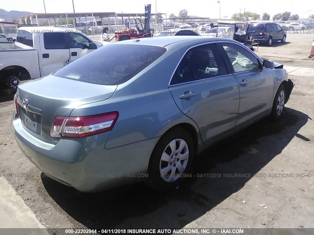 4T4BF3EK6BR107683 - 2011 TOYOTA CAMRY SE/LE/XLE 蓝色 照片 4