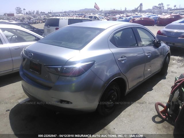 3MYDLBZVXGY122188 - 2016 TOYOTA SCION IA GRAY photo 4