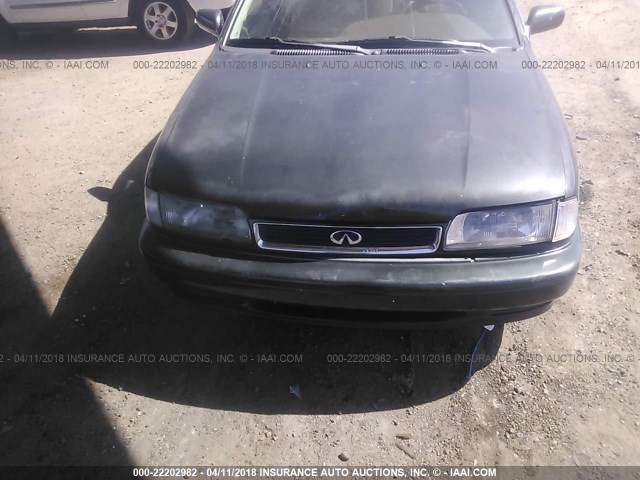 JNKCP01D1TT541196 - 1996 INFINITI G20 GREEN photo 6