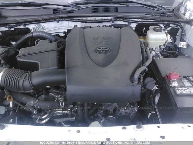 3TMCZ5ANXHM093368 - 2017 TOYOTA TACOMA DBL CAB/SR/TRDSPT/OR/PRO თეთრი ფოტო 10