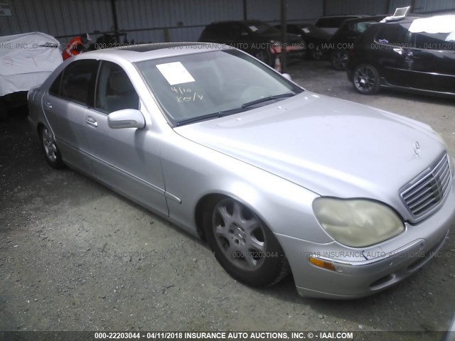 WDBNG70J71A186844 - 2001 MERCEDES-BENZ S 430 SILVER photo 1