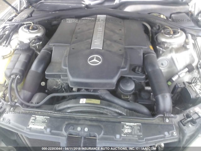 WDBNG70J71A186844 - 2001 MERCEDES-BENZ S 430 SILVER photo 10