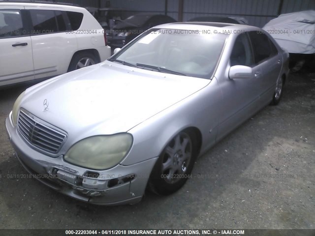 WDBNG70J71A186844 - 2001 MERCEDES-BENZ S 430 SILVER photo 6