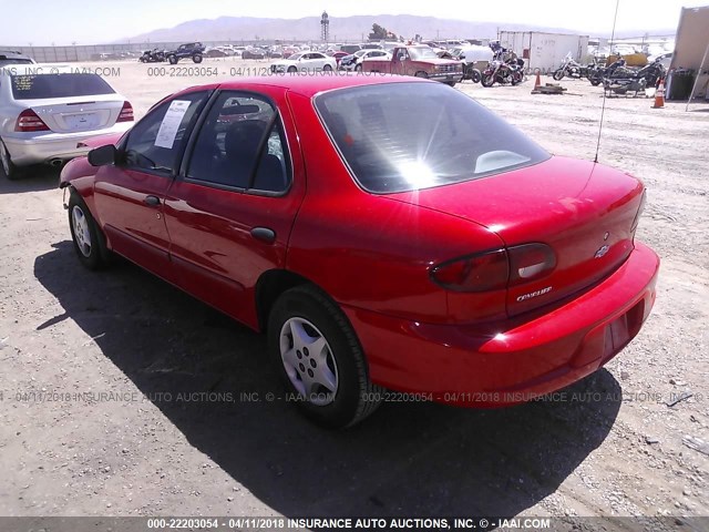 1G1JC524727260455 - 2002 CHEVROLET CAVALIER CNG RED photo 3