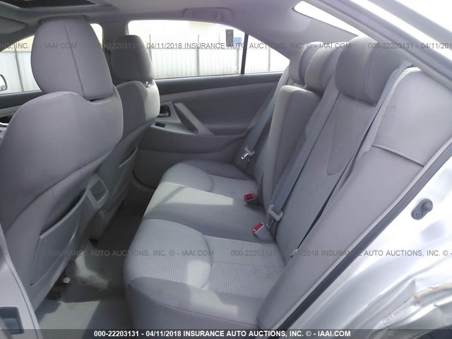 4T1BE46K67U711761 - 2007 TOYOTA CAMRY NEW GENERAT CE/LE/XLE/SE SILVER photo 8