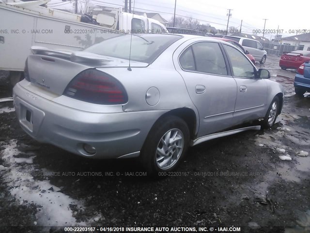 1G2NE52F64M522866 - 2004 PONTIAC GRAND AM SE SILVER photo 4