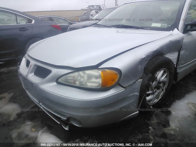 1G2NE52F64M522866 - 2004 PONTIAC GRAND AM SE SILVER photo 6