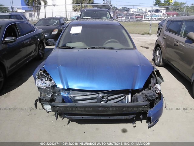 1N4BL11D64C120483 - 2004 NISSAN ALTIMA SE BLUE photo 6