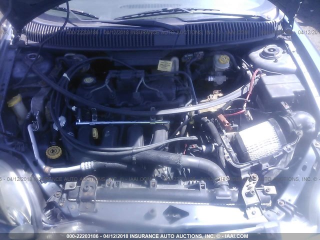 1B3ES46C52D530535 - 2002 DODGE NEON SE BLUE photo 10