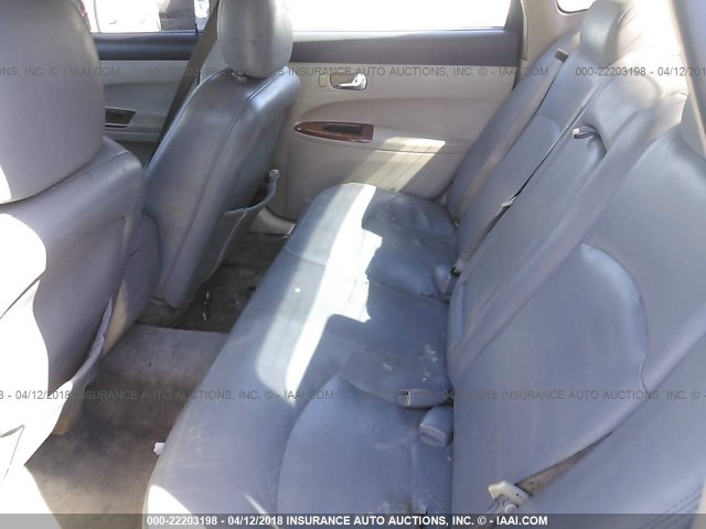 2G4WE567X51198574 - 2005 BUICK LACROSSE CXS BURGUNDY photo 8