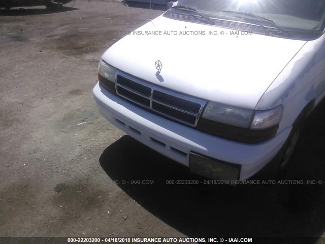 2B4GH25K2RR595494 - 1994 DODGE CARAVAN WHITE photo 6