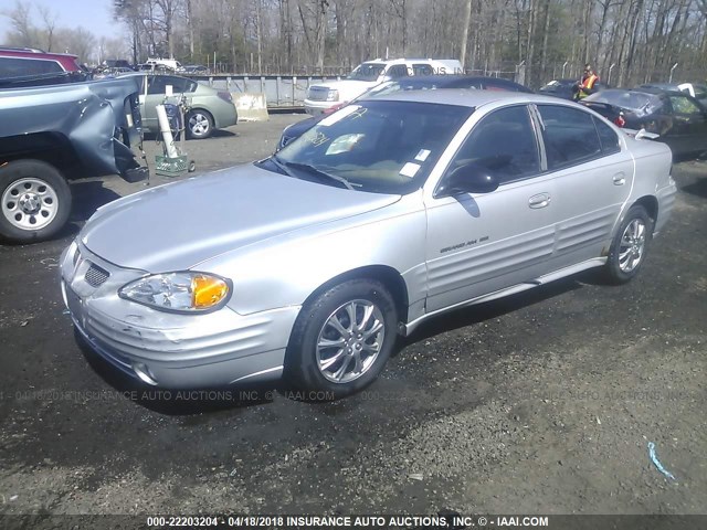 1G2NE52F32C149322 - 2002 PONTIAC GRAND AM SE SILVER photo 2