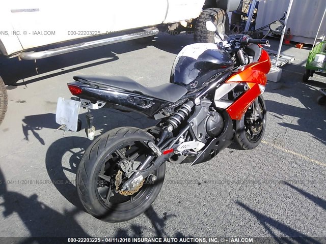 JKAEXEC1XADA50740 - 2010 KAWASAKI EX650 C 橙色 照片 4