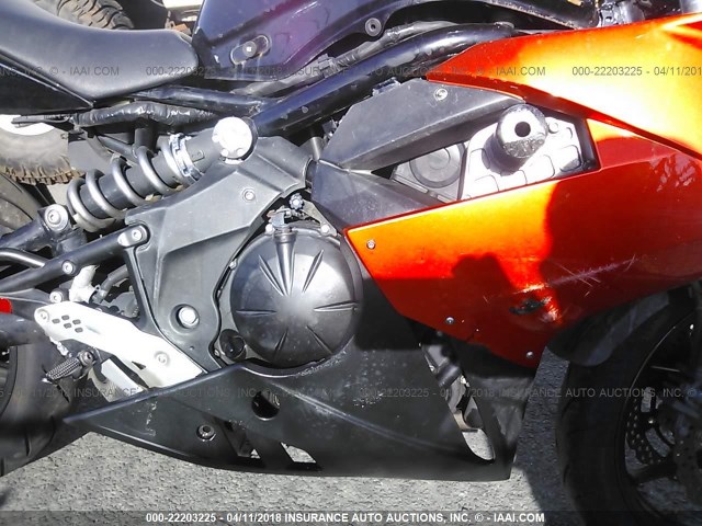 JKAEXEC1XADA50740 - 2010 KAWASAKI EX650 C 橙色 照片 8