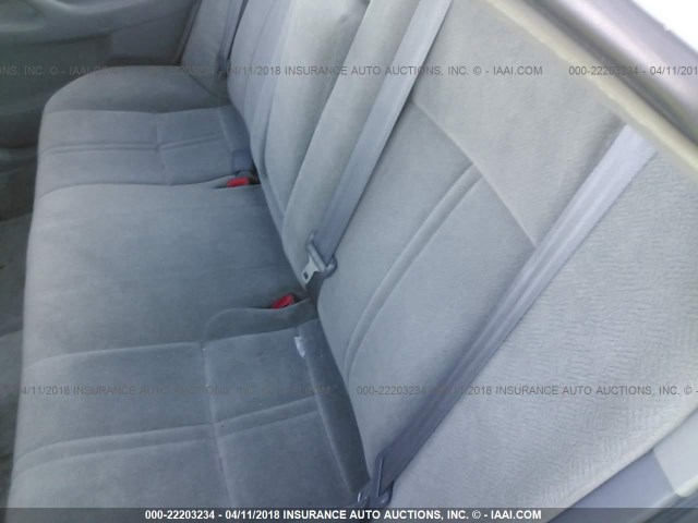 4T1BG22K81U850320 - 2001 TOYOTA CAMRY CE/LE/XLE თეთრი ფოტო 8