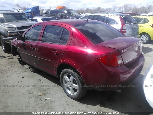 1G1AF5F50A7129733 - 2010 CHEVROLET COBALT 2LT RED photo 3