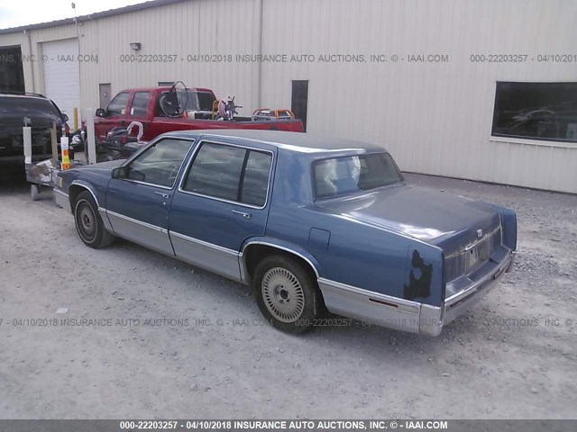 1G6CD53B0P4271447 - 1993 CADILLAC DEVILLE Light Blue photo 3